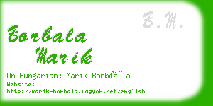 borbala marik business card